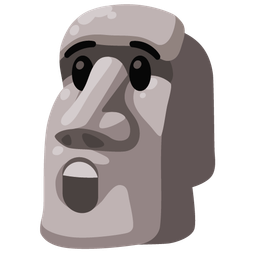 moai and astonished face