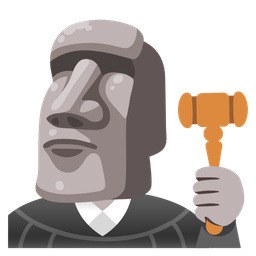 moai and balance scale