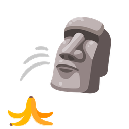 moai and banana