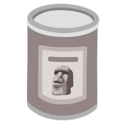 moai and canned food