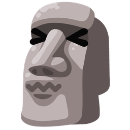 moai and confounded face