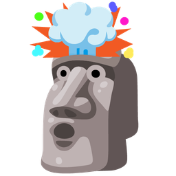 moai and exploding head