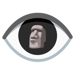 moai and eye