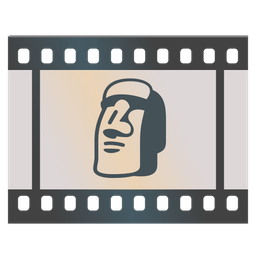 moai and film frames