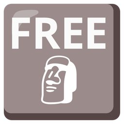 moai and FREE button