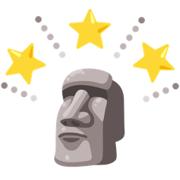 moai and glowing star