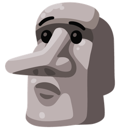 moai and lying face