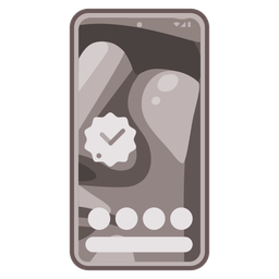 moai and mobile phone