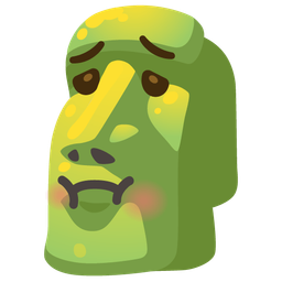 moai and nauseated face