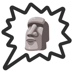 moai and right anger bubble