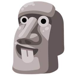 Moai and Zany face