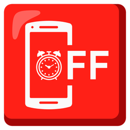 mobile phone off and alarm clock