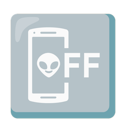 mobile phone off and alien