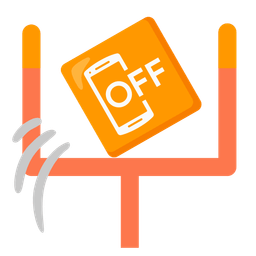 mobile phone off and american football