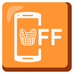 mobile phone off and basket