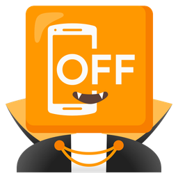 mobile phone off and bat