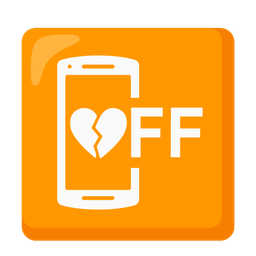 mobile phone off and broken heart