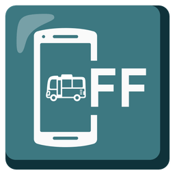mobile phone off and bus