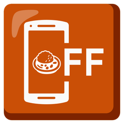 mobile phone off and curry rice