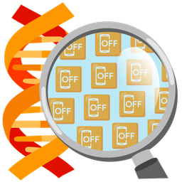 mobile phone off and dna