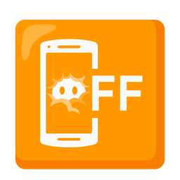 mobile phone off and face in clouds