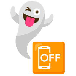 mobile phone off and ghost