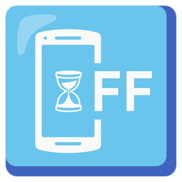 mobile phone off and hourglass not done