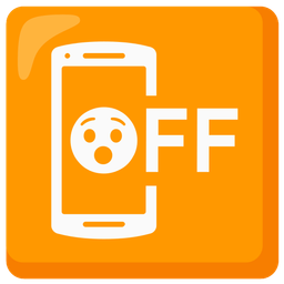 mobile phone off and hushed face