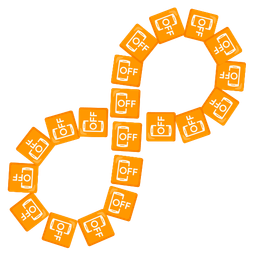 mobile phone off and infinity