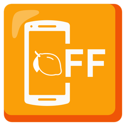 mobile phone off and lemon