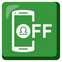 mobile phone off and Libra