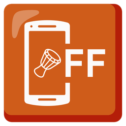 mobile phone off and long drum