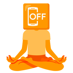 mobile phone off and lotus