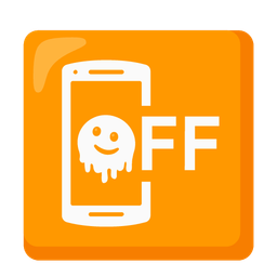 Mobile phone off and Melting face