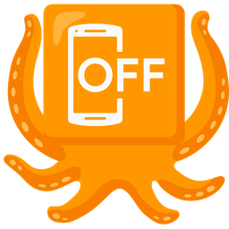 mobile phone off and octopus
