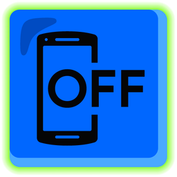 mobile phone off and radioactive