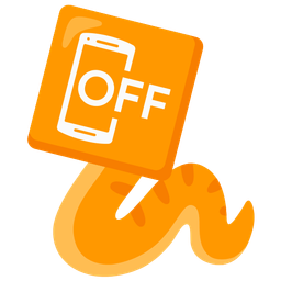 mobile phone off and snake