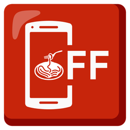 mobile phone off and spaghetti