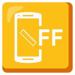 mobile phone off and straight ruler