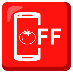 mobile phone off and tomato