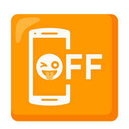 Mobile phone off and Winking face with tongue