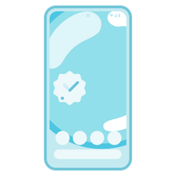 Mobile phone and Bubbles