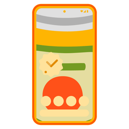 Mobile phone and Canned food