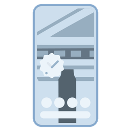 Mobile phone and Classical building