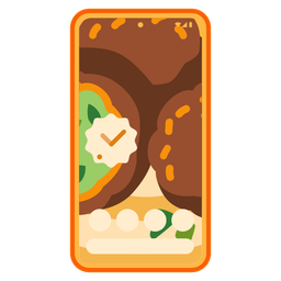 Mobile phone and Falafel