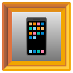 Mobile phone and Framed picture