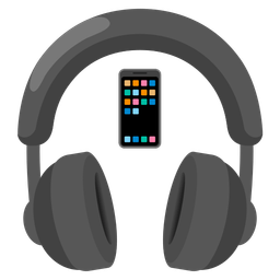 Mobile phone and Headphone