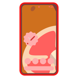 Mobile phone and Meat on bone