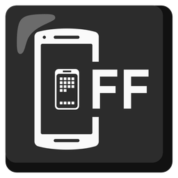 Mobile phone and Mobile phone off