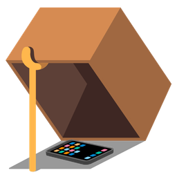 Mobile phone and Mouse trap